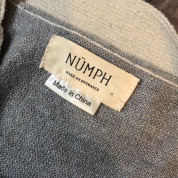 Anthropologie NUMPH amila shine knit sweater top S - Picture 6 of 7